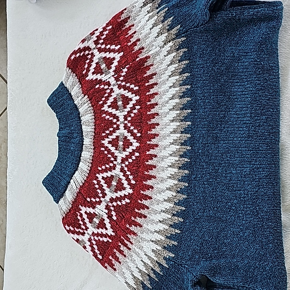 AMERICAN EAGLE | Women's Fair Isle Knit Sweater, Size XS - Picture 6 of 10